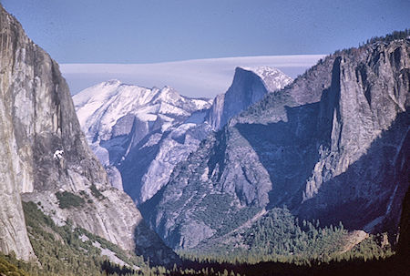 Clouds Rest and Half Dome from Wawona Tunnel - Yosemite National Park 03 Jan 1970 Clouds Rest and Half Dome from Wawona Tunnel - Yosemite National Park 03 Jan 1970