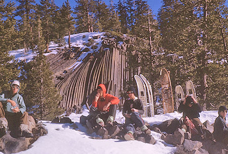Lunch at Devil's Postpile - Devil's Postpile National Monument 22 Dec 1963 Lunch at Devil's Postpile - Devil's Postpile National Monument 22 Dec 1963