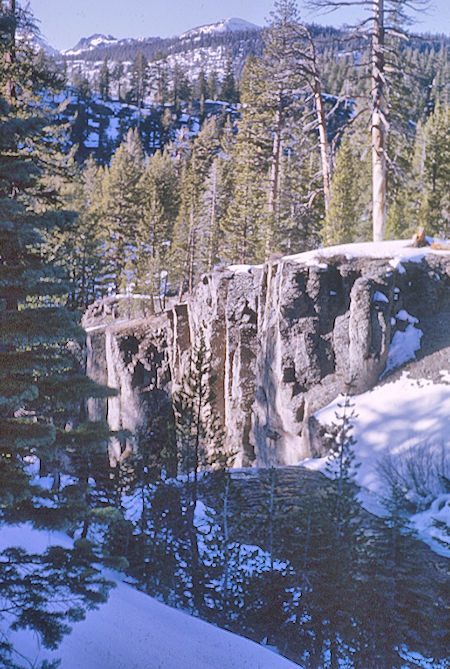 Looking over Rainbow Falls - Devil's Postpile National Monument 22 Dec 1963 Looking over Rainbow Falls - Devil's Postpile National Monument 22 Dec 1963