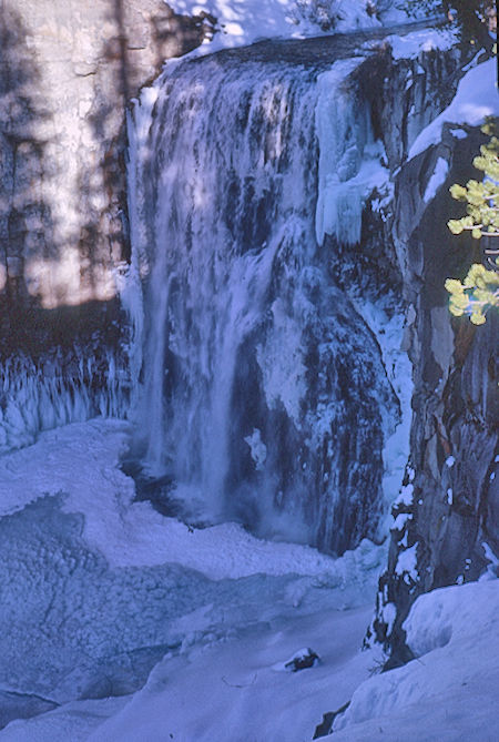 Rainbow Falls - Devil's Postpile National Monument 22 Dec 1963