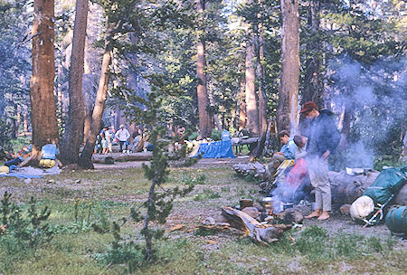 Deer Creek camp - John Muir Wilderness 19 Aug 1967 Deer Creek camp - John Muir Wilderness 19 Aug 1967