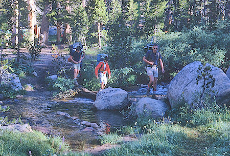 Leaving Deer Creek camp - John Muir Wilderness 20 Aug 1967