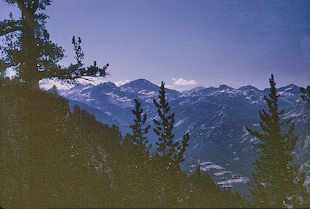 View south up Fish Creek Valley - John Muir Wilderness 20 Aug 1967 View south up Fish Creek Valley - John Muir Wilderness 20 Aug 1967