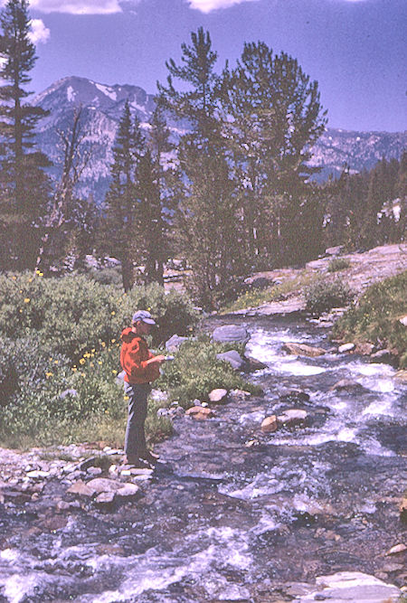 Duck Lake creek - John Muir Wilderness 20 Aug 1967 Duck Lake creek - John Muir Wilderness 20 Aug 1967