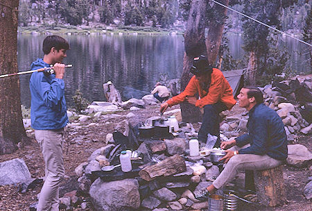 Camp at Purple Lake - John Muir Wilderness 20 Aug 1967 Camp at Purple Lake - John Muir Wilderness 20 Aug 1967