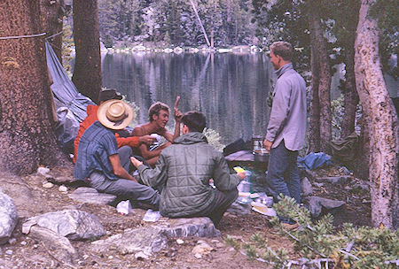 Purple Lake camp - John Muir Wilderness 20 Aug 1967 Purple Lake camp - John Muir Wilderness 20 Aug 1967
