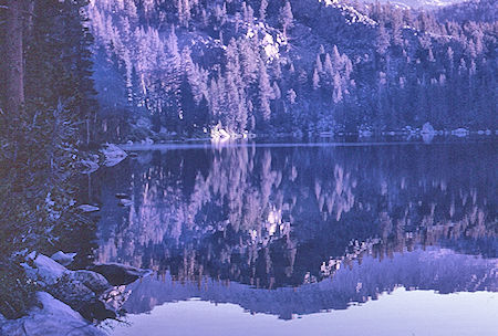Morning at Purple Lake - John Muir Wilderness 21 Aug 1967 Morning at Purple Lake - John Muir Wilderness 21 Aug 1967