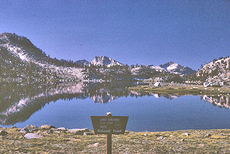 Lake Virginia - John Muir Wilderness 21 Aug 1967 Lake Virginia - John Muir Wilderness 21 Aug 1967