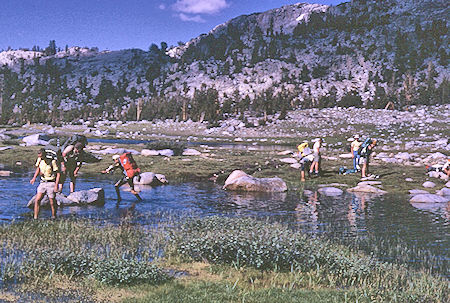 Wading Lake Virginia - John Muir Wilderness 21 Aug 1967