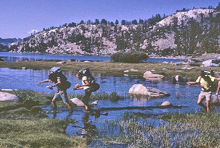 Wading Lake Virginia - John Muir Wilderness 21 Aug 1967