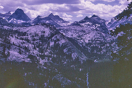 Silver Divide - John Muir Wilderness 21 Aug 1967 Silver Divide - John Muir Wilderness 21 Aug 1967