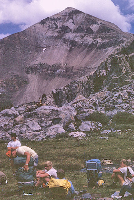 Lunch stop, Red Slate Mountain - John Muir Wilderness 22 Aug 1967 Lunch stop, Red Slate Mountain - John Muir Wilderness 22 Aug 1967