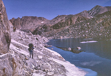 Looking back at Red and White Lake - John Muir Wilderness 22 Aug 1967 Looking back at Red and White Lake - John Muir Wilderness 22 Aug 1967