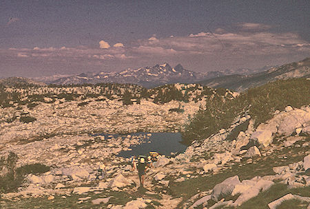 Mt. Ritter and Banner Peak from Silver Pass Trail - John Muir Wilderness 23 Aug 1967 Mt. Ritter and Banner Peak from Silver Pass Trail - John Muir Wilderness 23 Aug 1967