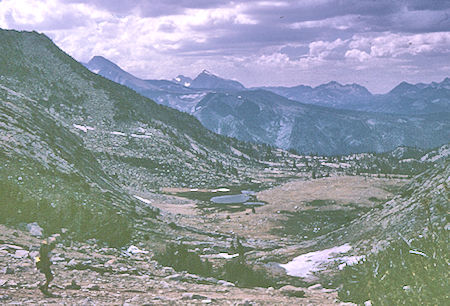 View south from Silver Pass - John Muir Wilderness 23 Aug 1967 View south from Silver Pass - John Muir Wilderness 23 Aug 1967
