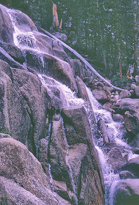 Waterfall near Pocket Meadow - John Muir Wilderness 23 Aug 1967 Waterfall near Pocket Meadow - John Muir Wilderness 23 Aug 1967
