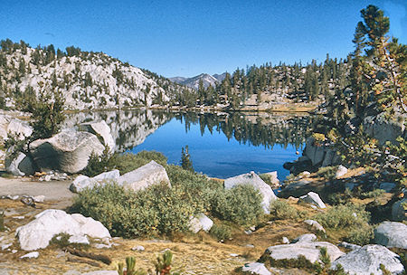 Lake of the Lone Indian<br>John Muir Wilderness 31 Aug 1976 Lake of the Lone Indian<br>John Muir Wilderness 31 Aug 1976