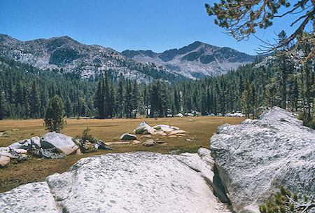 Meadow above Grassy Lake - John Muir Wilderness 31 Aug 1976