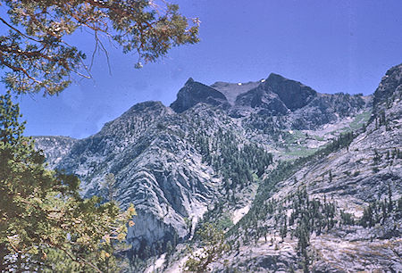 Volcanic Know from high on ridge before trail junction - John Muir Wilderness 13 Aug 1962 Volcanic Know from high on ridge before trail junction - John Muir Wilderness 13 Aug 1962