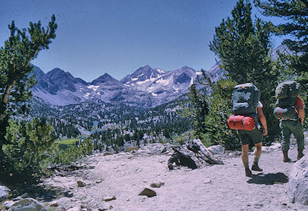 Little Lakes Basin, Bear Creek Sphire on Ruby Lake Trail - John Muir Wilderness 17 Aug 1968