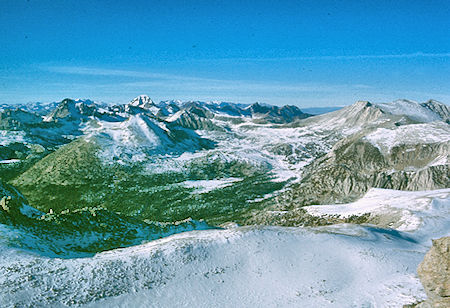 Pioneer Basin from Mt. Starr - John Muir Wilderness 02 Jan 1976 Pioneer Basin from Mt. Starr - John Muir Wilderness 02 Jan 1976