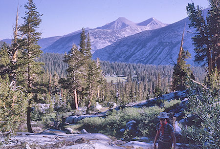 Rose Marie Meadow from trail - John Muir Wilderness 15 Aug 1962