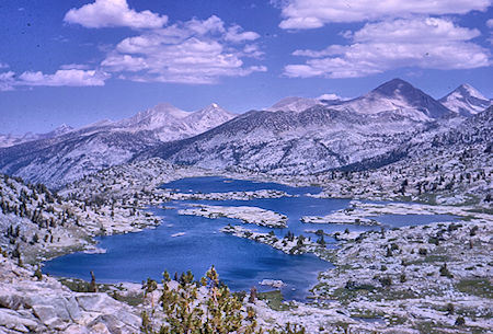 Marie Lake from Selden Pass - John Muir Wilderness 15 Aug 1962 Marie Lake from Selden Pass - John Muir Wilderness 15 Aug 1962