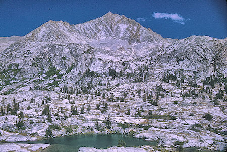 Seven Gables from above Lou Beverly Lake - John Muir Wilderness 20 Aug 1968 Seven Gables from above Lou Beverly Lake - John Muir Wilderness 20 Aug 1968