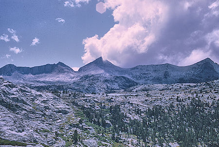 Marie Lake, Mt. Hooper - John Muir Wilderness 20 Aug 1968