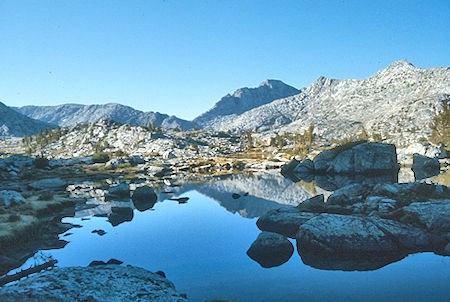 Sandpiper Lake, Senger Peak<br>John Muir Wilderness - 08 Sep 1976 Sandpiper Lake, Senger Peak<br>John Muir Wilderness - 08 Sep 1976