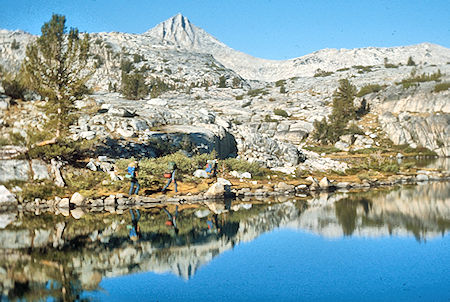 Sandpiper Lake, Mt. Hooper - John Muir Wilderness 08 Sep 1976