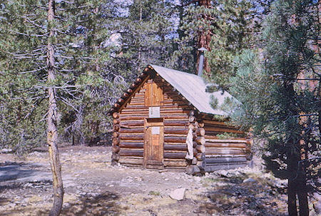 Snow Survey Cabin near Piute Creek trail junction - John Muir Wilderness 16 Aug 1962 Snow Survey Cabin near Piute Creek trail junction - John Muir Wilderness 16 Aug 1962