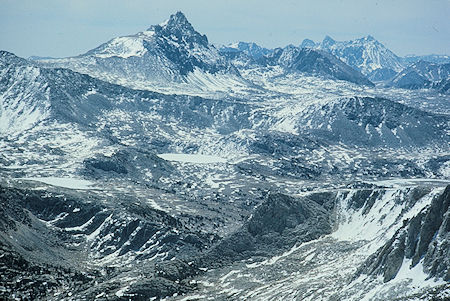 Mt. Humphrey from top of Mount Julius Ceasar - John Muir Wilderness 12 Jun 1977