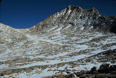 Italy Pass and Mount Julius Ceasar from the east - John Muir Wilderness 12 Jun 1977 Italy Pass and Mount Julius Ceasar from the east - John Muir Wilderness 12 Jun 1977