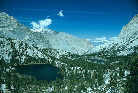 Honeymoon Lake, Upper Pine Lake - John Muir Wilderness 11 Jun 1977