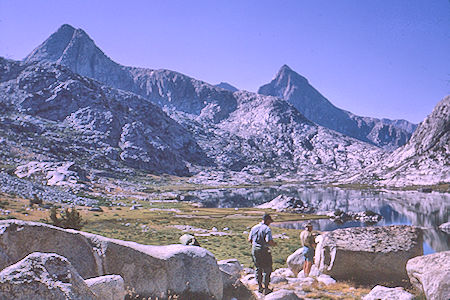 Evolution Lake, Mt. Spencer, Mt. Huxley<br>Kings Canyon National Park 24 Aug 1964