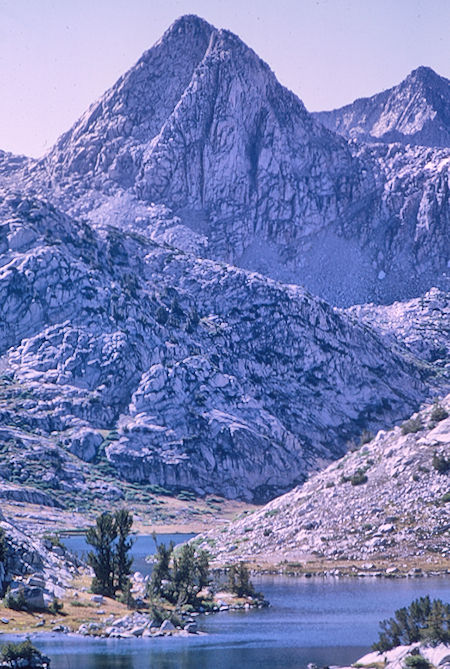 Mt. Spencer over Evolution Lake - Kings Canyon National Park 26 Aug 1968