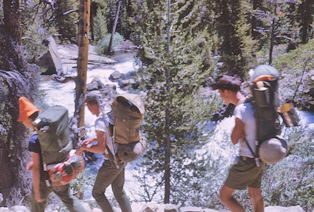 On the trail below Grouse Meadow - Kings Canyon National Park 19 Aug 1963