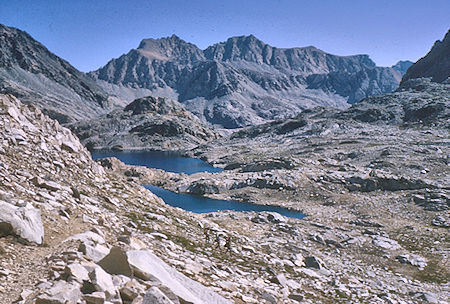 Going down LeConte Canyon, Helen Lake - Kings Canyon National Park 27 Aug 1964