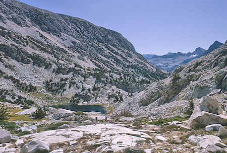 Descending into LeConte Canyon<br>Kings Canyon National Park 27 Aug 1964