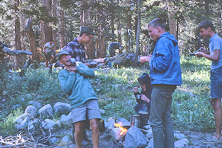 Camp at Deer Meadow - Kings Canyon National Park 19 Aug 1963 Camp at Deer Meadow - Kings Canyon National Park 19 Aug 1963