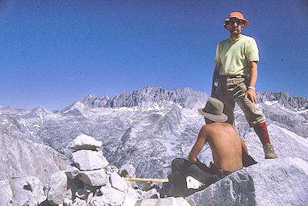 Palisades from Observation Peak, Don Deck, Richard Alvernez - Kings Canyon National Park 27 Aug 1969