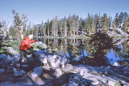 Morning at Horseshoe Lakes - Kings Canyon National Park 29 Aug 1969