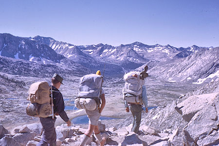 Mather Pass south - Kings Canyon National Park 21 Aug 1963 Mather Pass south - Kings Canyon National Park 21 Aug 1963
