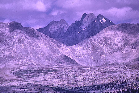 Palisades over Mather Pass - Kings Canyon National Park 26 Aug 1970