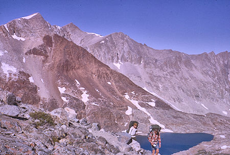 Topping Pinchot Pass - Kings Canyon National Park 22 Aug 1963 Topping Pinchot Pass - Kings Canyon National Park 22 Aug 1963
