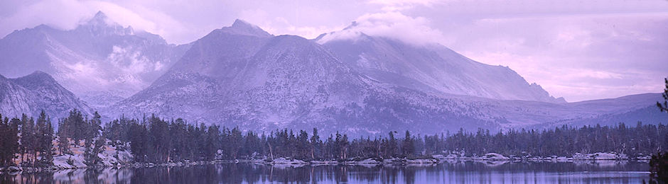 Bench Lake, Cardinal Mountain, Taboose Pass - Kings Canyoan National Park 27 Aug 1970