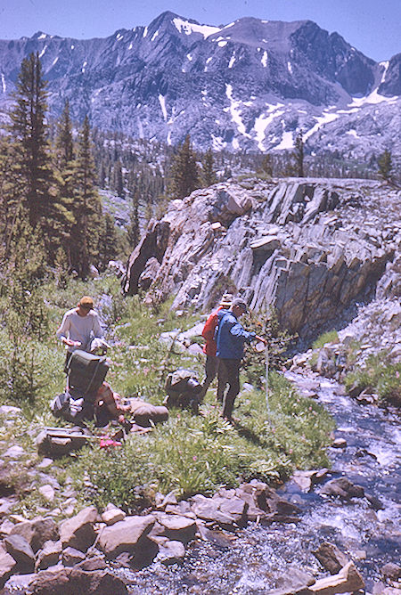 Lunch stop on Woods Creek - Kings Canyon National Park 22 Aug 1963 Lunch stop on Woods Creek - Kings Canyon National Park 22 Aug 1963