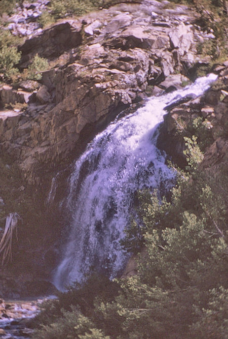 Waterfall on Woods Creek - Kings Canyon National Park 28 Aug 1970