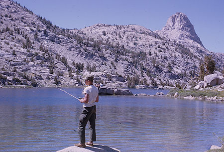 Fishing at Rae Lake, Fin Dome - Kings Canyon National Park 23 Aug 1963 Fishing at Rae Lake, Fin Dome - Kings Canyon National Park 23 Aug 1963